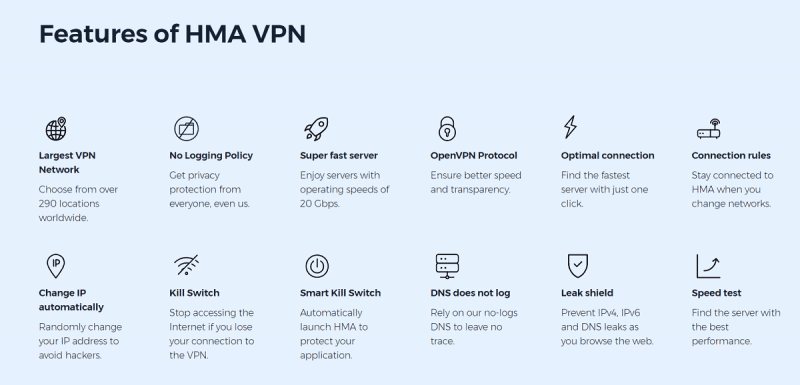 Tai khoan HMA VPN 2