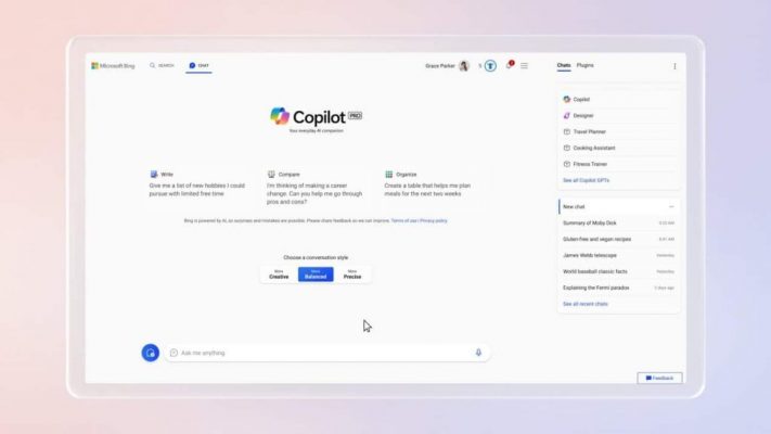 tinh nang tai khoan Microsoft Copilot Pro 2 1024x576
