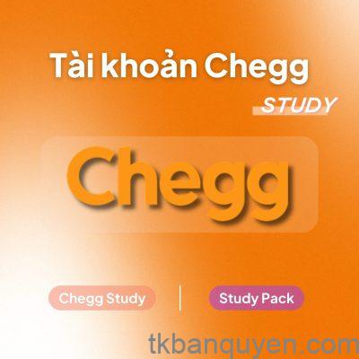 Tai khoan Chegg Study Chegg Study Pack