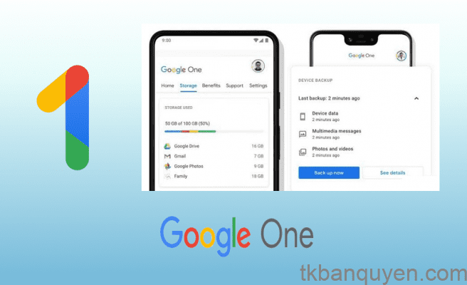 Chia sẻ tài khoản Google One