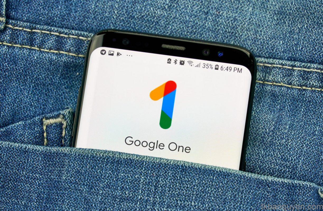 Nâng cấp Google One miễn phí 1 Dung lượng Google One