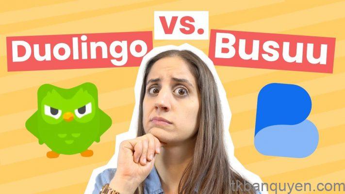 Tính năng của Busuu và Duolingo