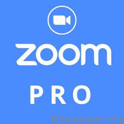 Tài khoản Zoom Pro