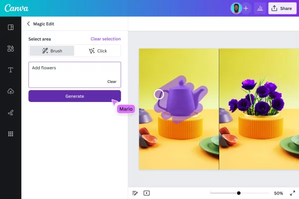 canva chuyển sang powerpoint feature ai photo editor promo showcase 012x